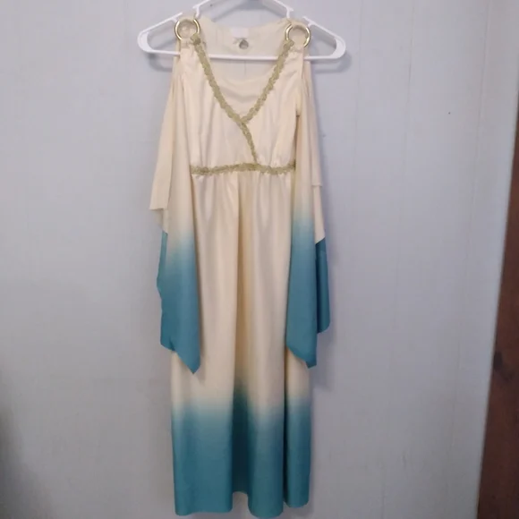 Slit Sleeve Egyptian Princess Dress Girl's 10 - Picture 3 of 4